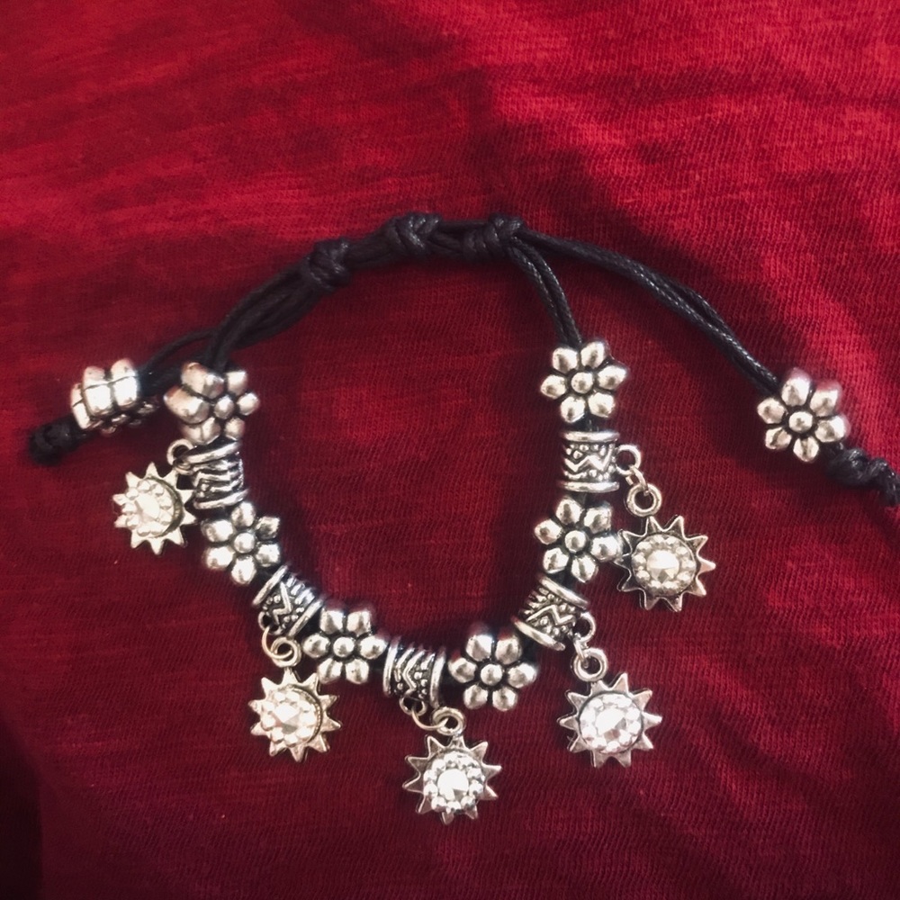 Sun Sparkle Black Bracelet 7”-8” NEW
